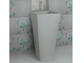 PRISMA - Freestanding square natural stone washbasin by RAMA 1956 - view 2